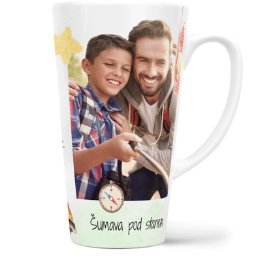 Fotohrnek latte velký - originální dárek - Watercolor camping